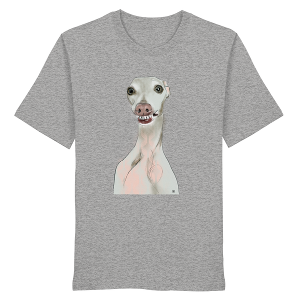 Italienisches Windspiel #12 ... Organic Unisex T-Shirt ... Charakterköpfe