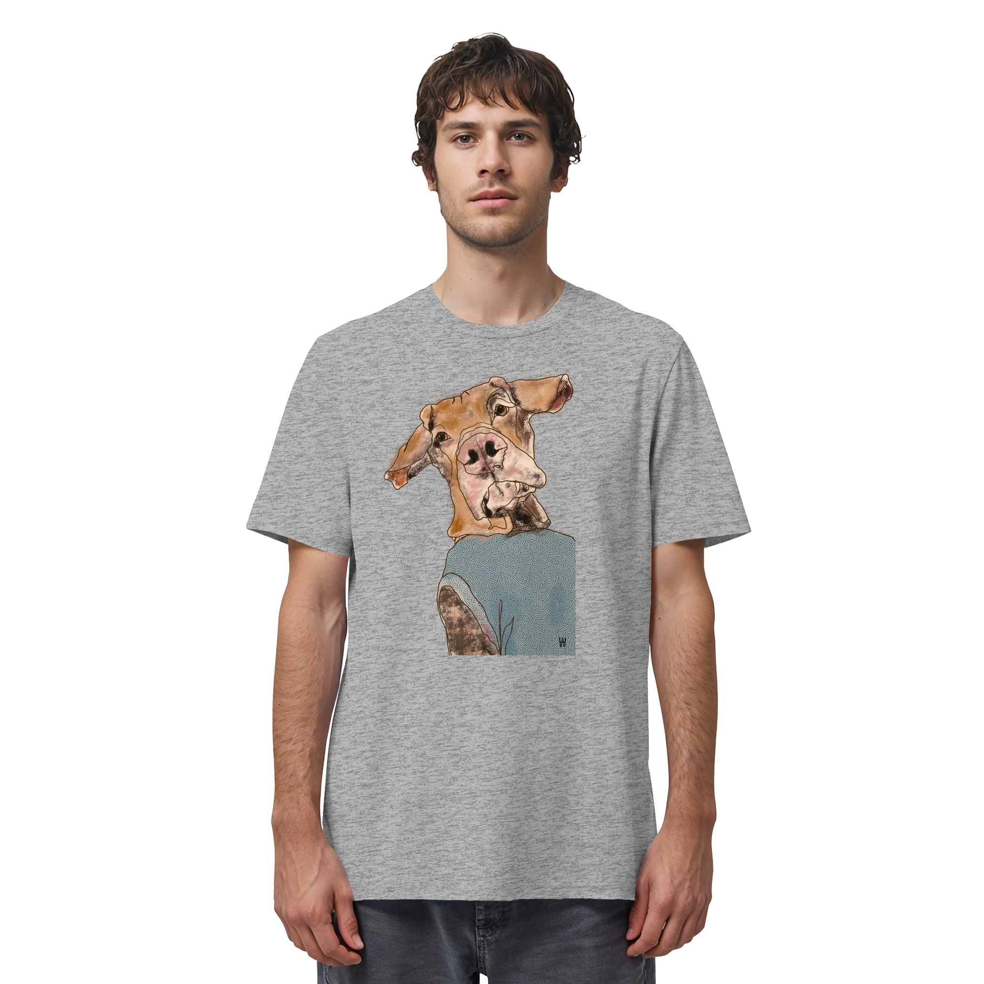 Magyar Vizsla #1 ... Organic Unisex Shirt ... Charakterköpfe