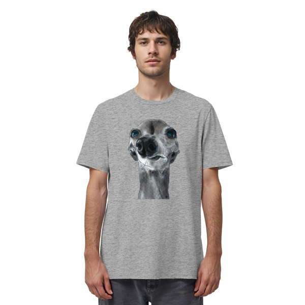 Italienisches Windspiel #6 ... Organic Unisex T-Shirt ... Charakterköpfe