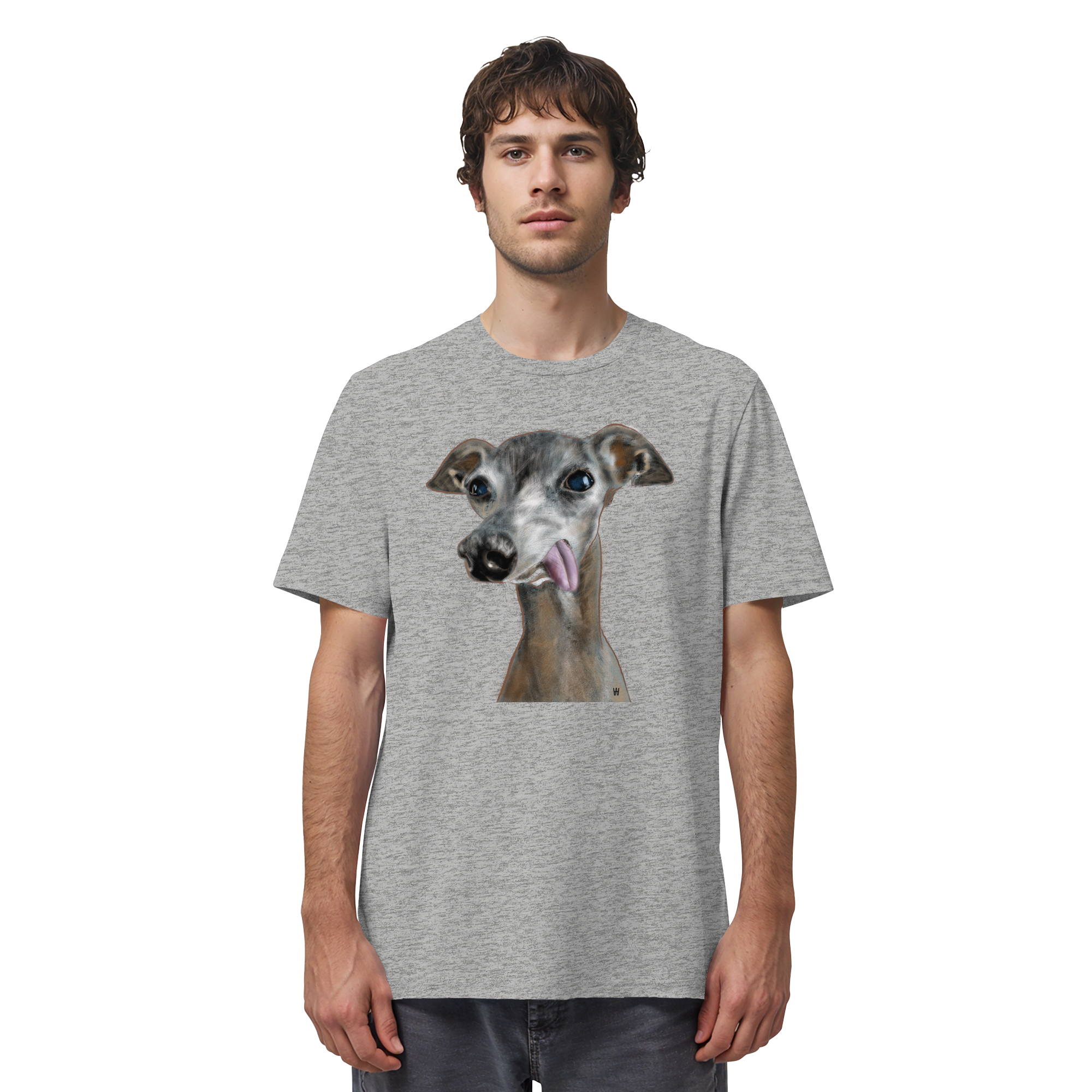 Italienisches Windspiel #8 ... Organic Unisex T-Shirt ... Lieblingsmomente
