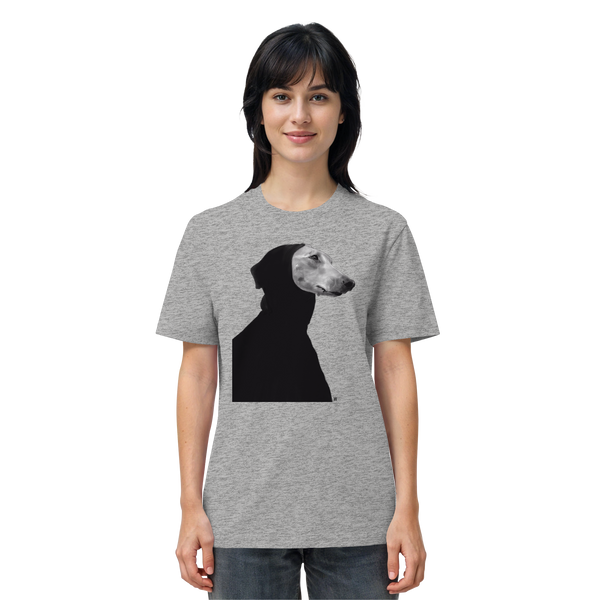 Whippet #12 ... Organic Unisex Shirt ... Charakterköpfe