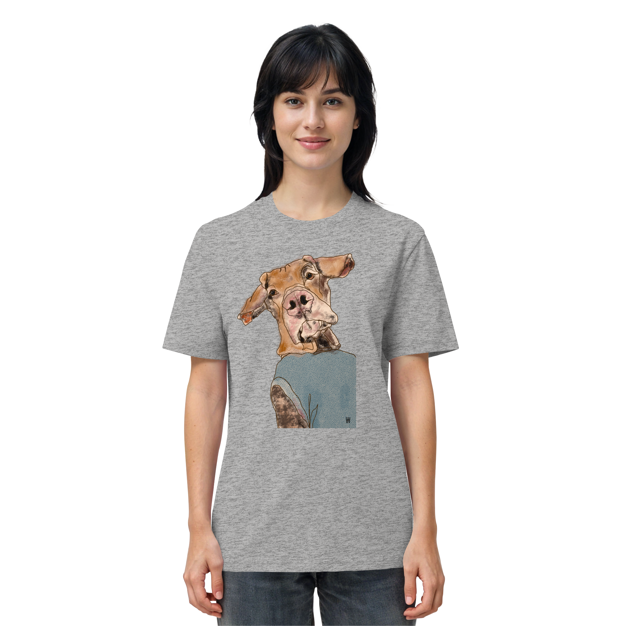 Magyar Vizsla #1 ... Organic Unisex Shirt ... Charakterköpfe