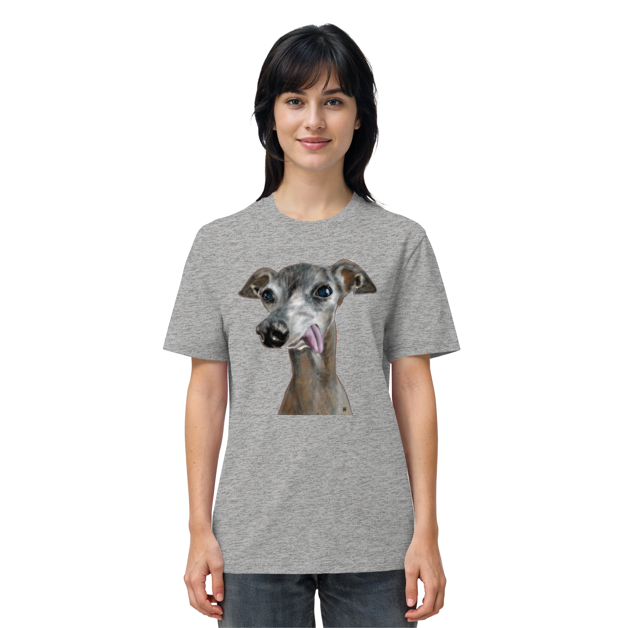 Italienisches Windspiel #8 ... Organic Unisex T-Shirt ... Lieblingsmomente