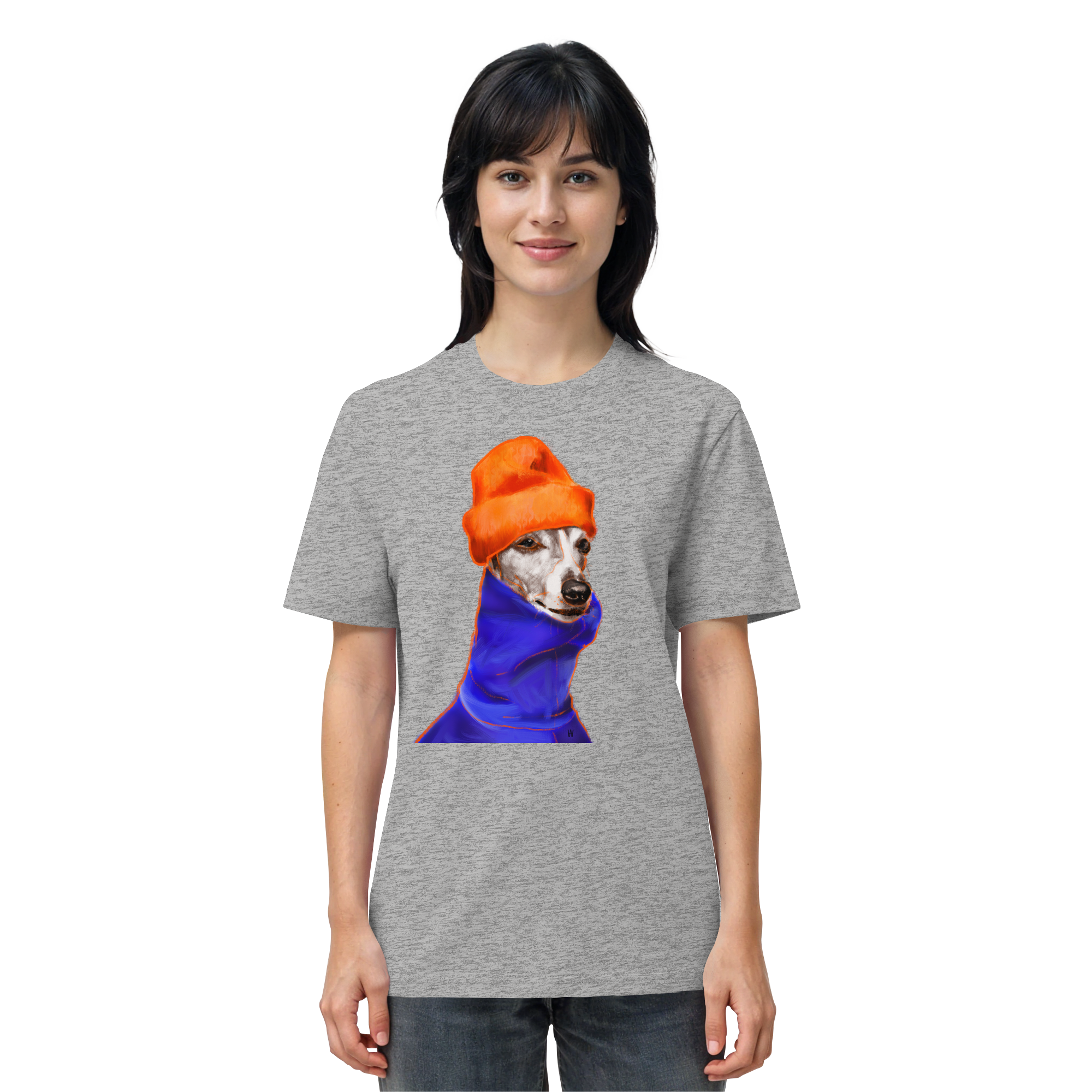 Whippet #2 ... Organic Unisex T-Shirt ... Charakterköpfe