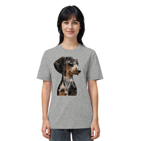 Dackel #2 ... Organic Unisex Shirt ... Charakterköpfe