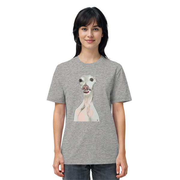Italienisches Windspiel #12 ... Organic Unisex T-Shirt ... Charakterköpfe