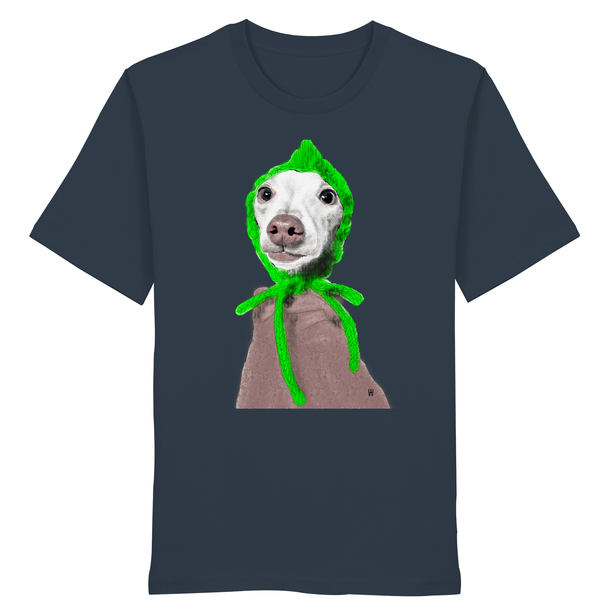 Italienisches Windspiel #13 ... Organic Unisex Shirt ... Seelenstudien