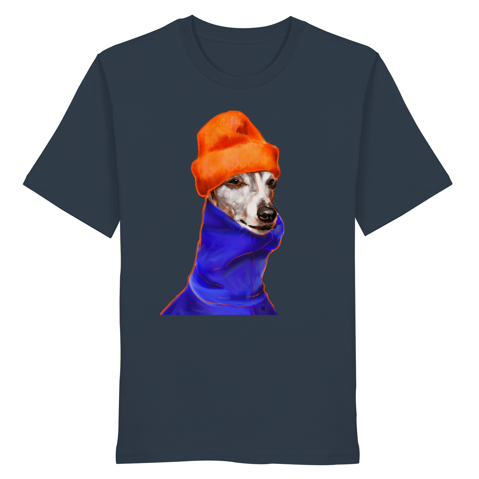Whippet #2 ... Organic Unisex T-Shirt ... Charakterköpfe