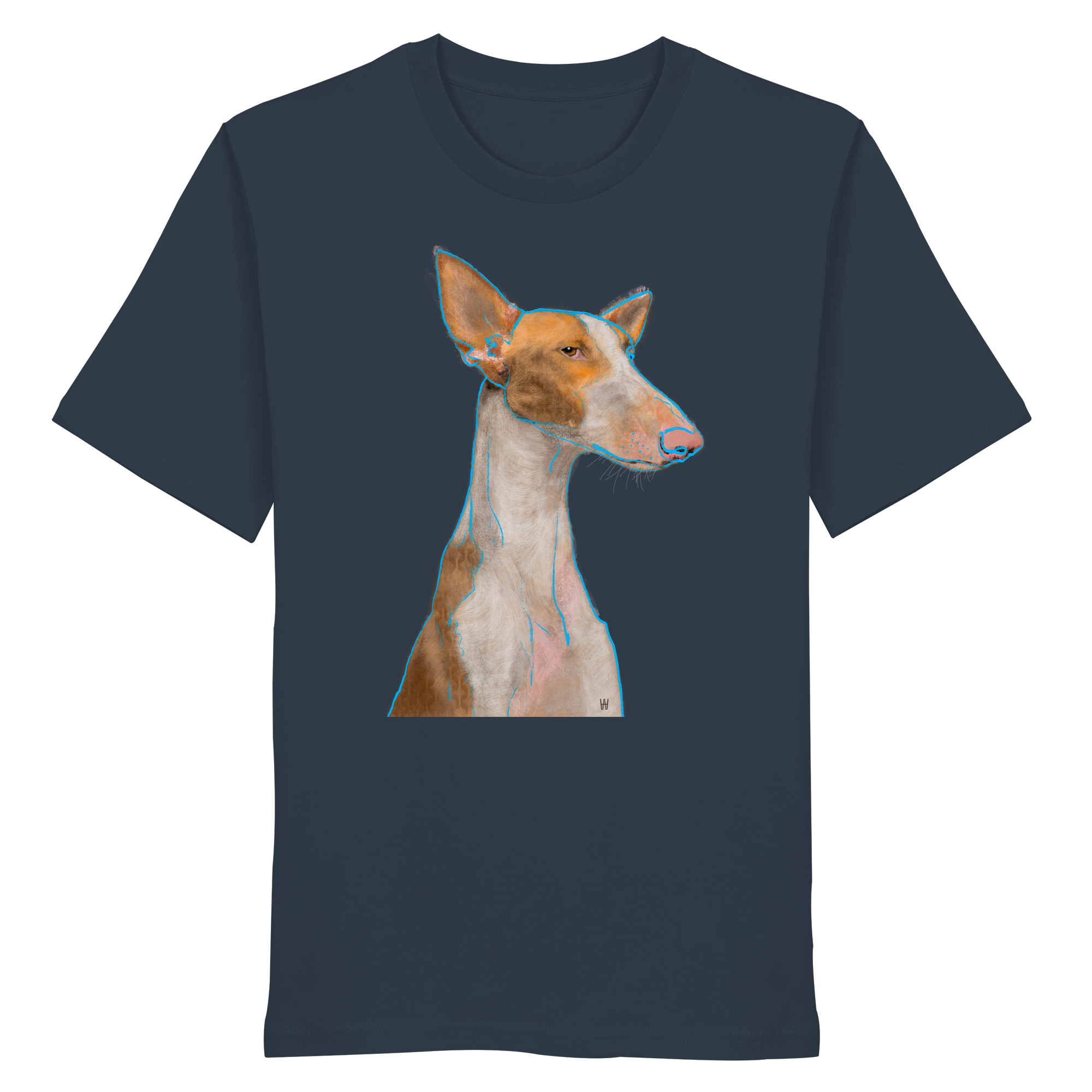 Podenco #3 ... Organic Unisex T-shirt ... Seelenstudien