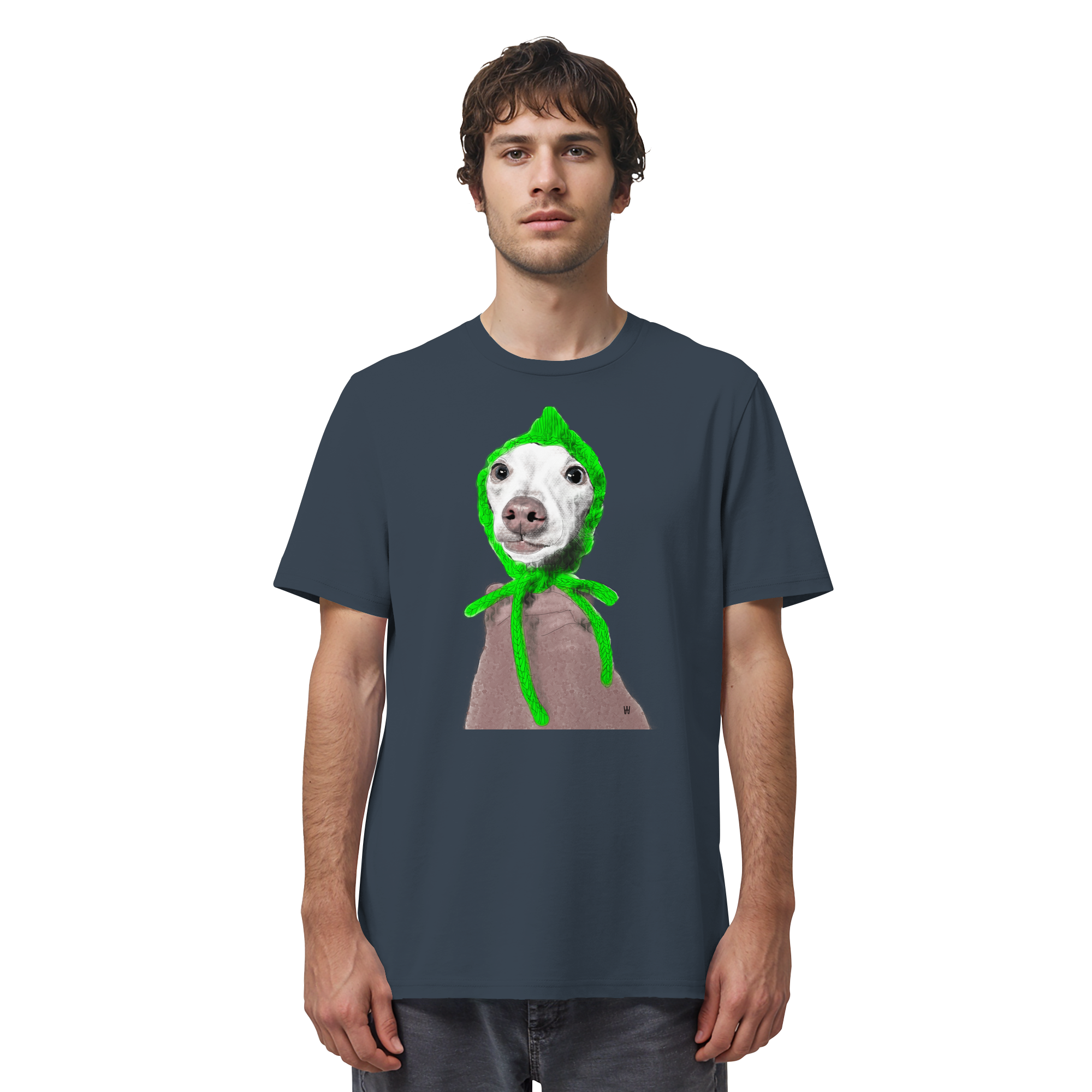 Italienisches Windspiel #13 ... Organic Unisex Shirt ... Seelenstudien