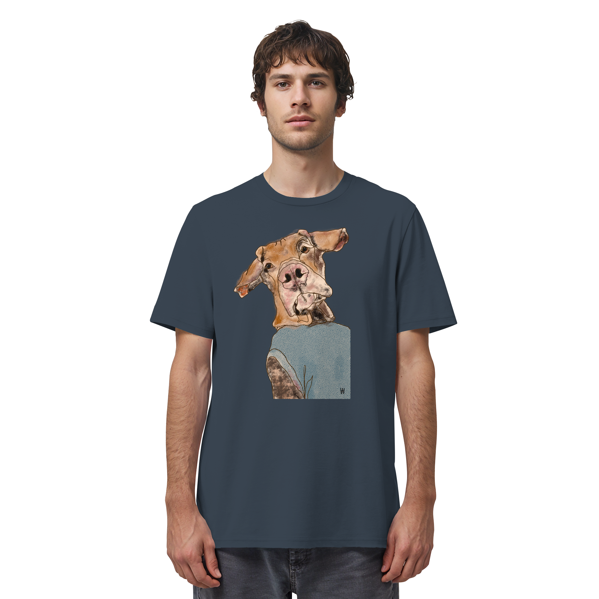 Magyar Vizsla #1 ... Organic Unisex Shirt ... Charakterköpfe