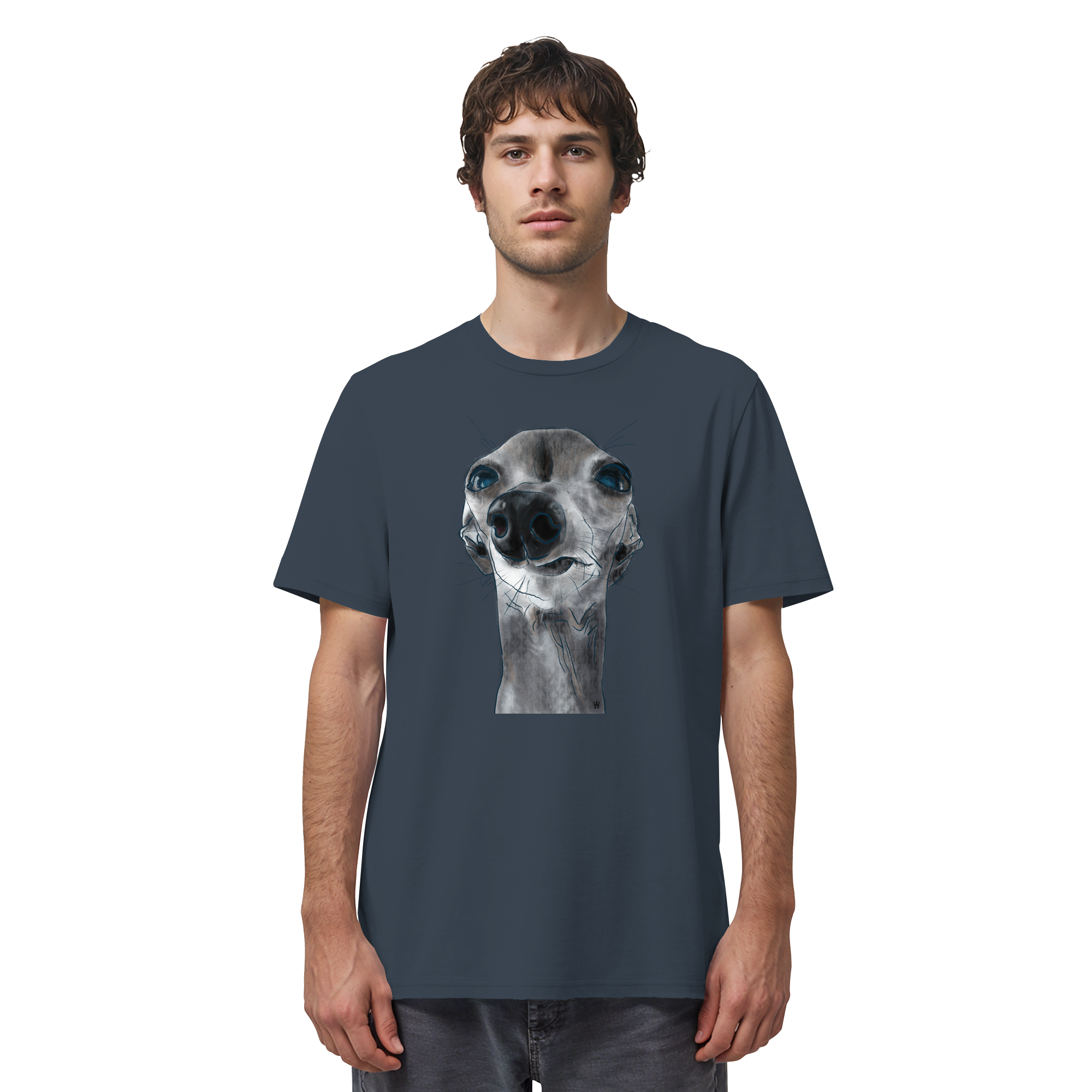 Italienisches Windspiel #6 ... Organic Unisex T-Shirt ... Charakterköpfe