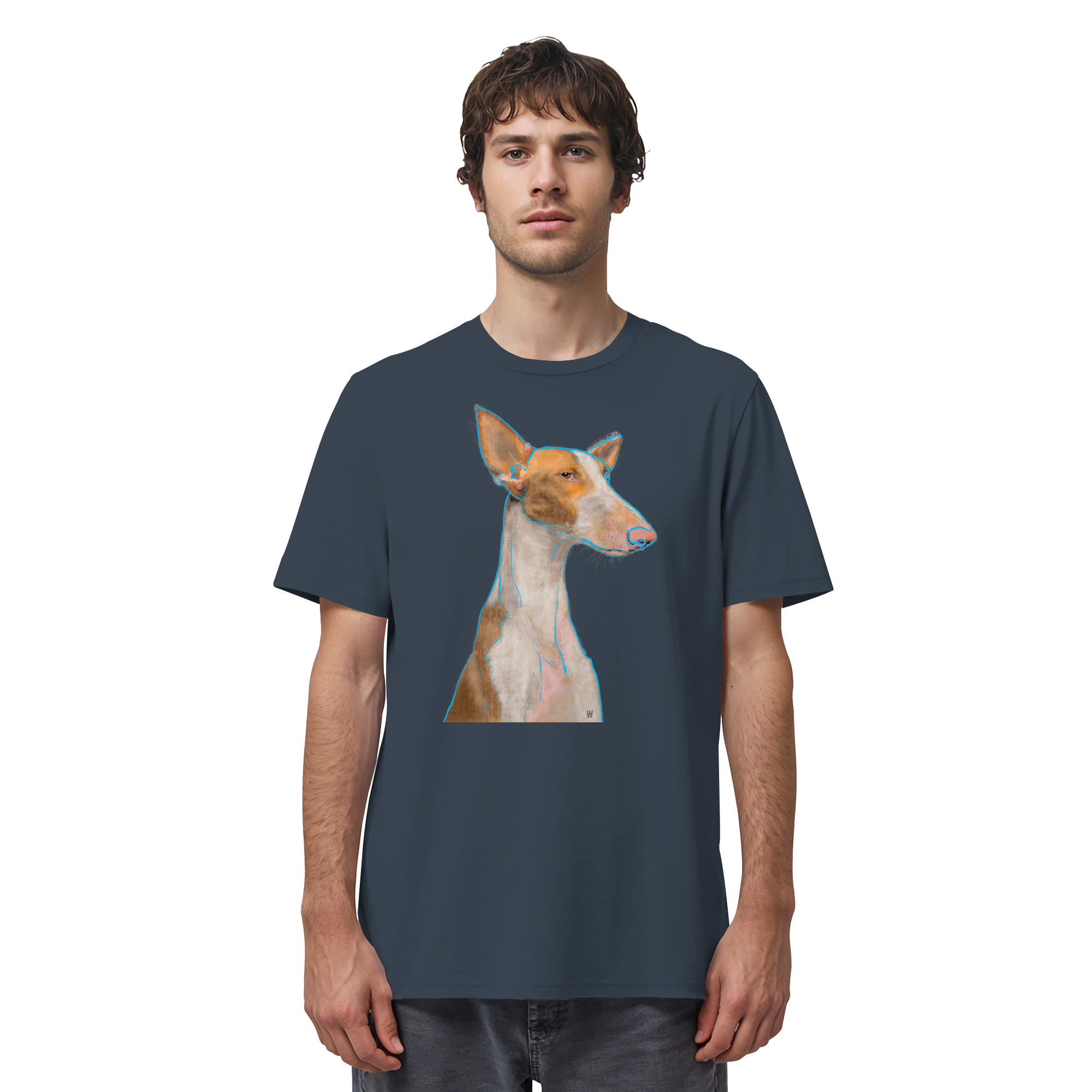 Podenco #3 ... Organic Unisex T-shirt ... Seelenstudien