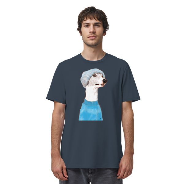 Whippet #3 ... Organic Unisex T-Shirt ... Charakterköpfe