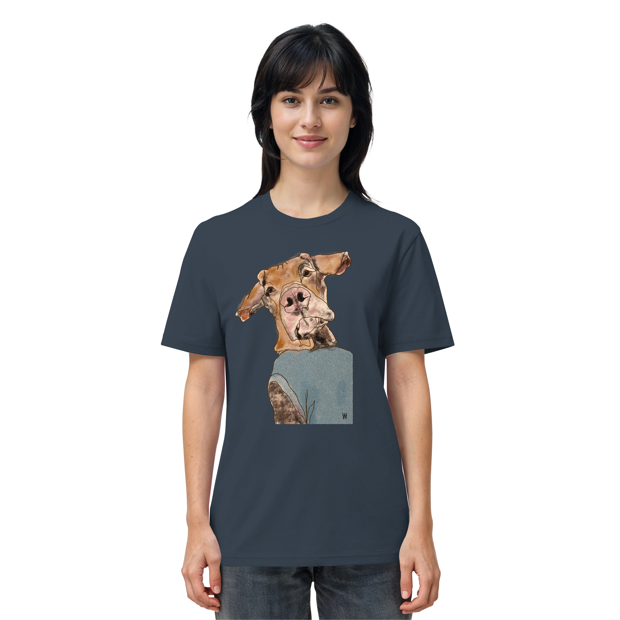 Magyar Vizsla #1 ... Organic Unisex Shirt ... Charakterköpfe