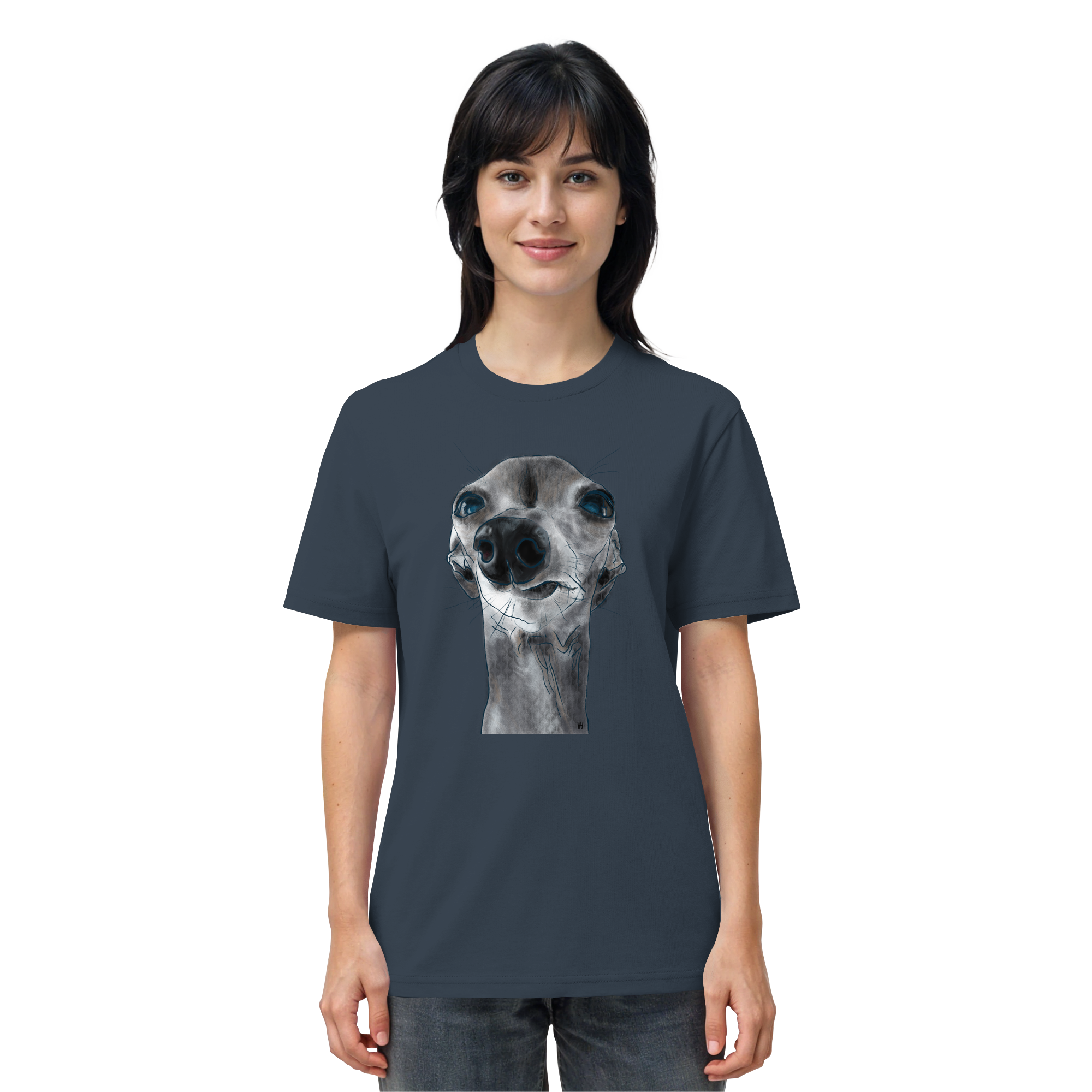 Italienisches Windspiel #6 ... Organic Unisex T-Shirt ... Charakterköpfe