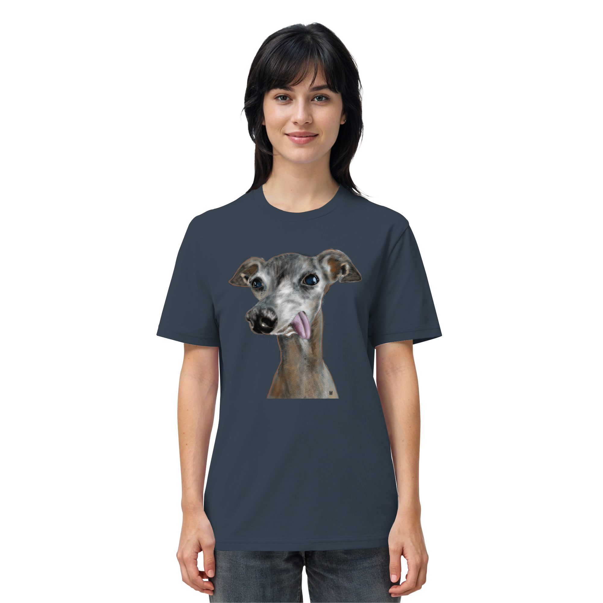 Italienisches Windspiel #8 ... Organic Unisex T-Shirt ... Lieblingsmomente