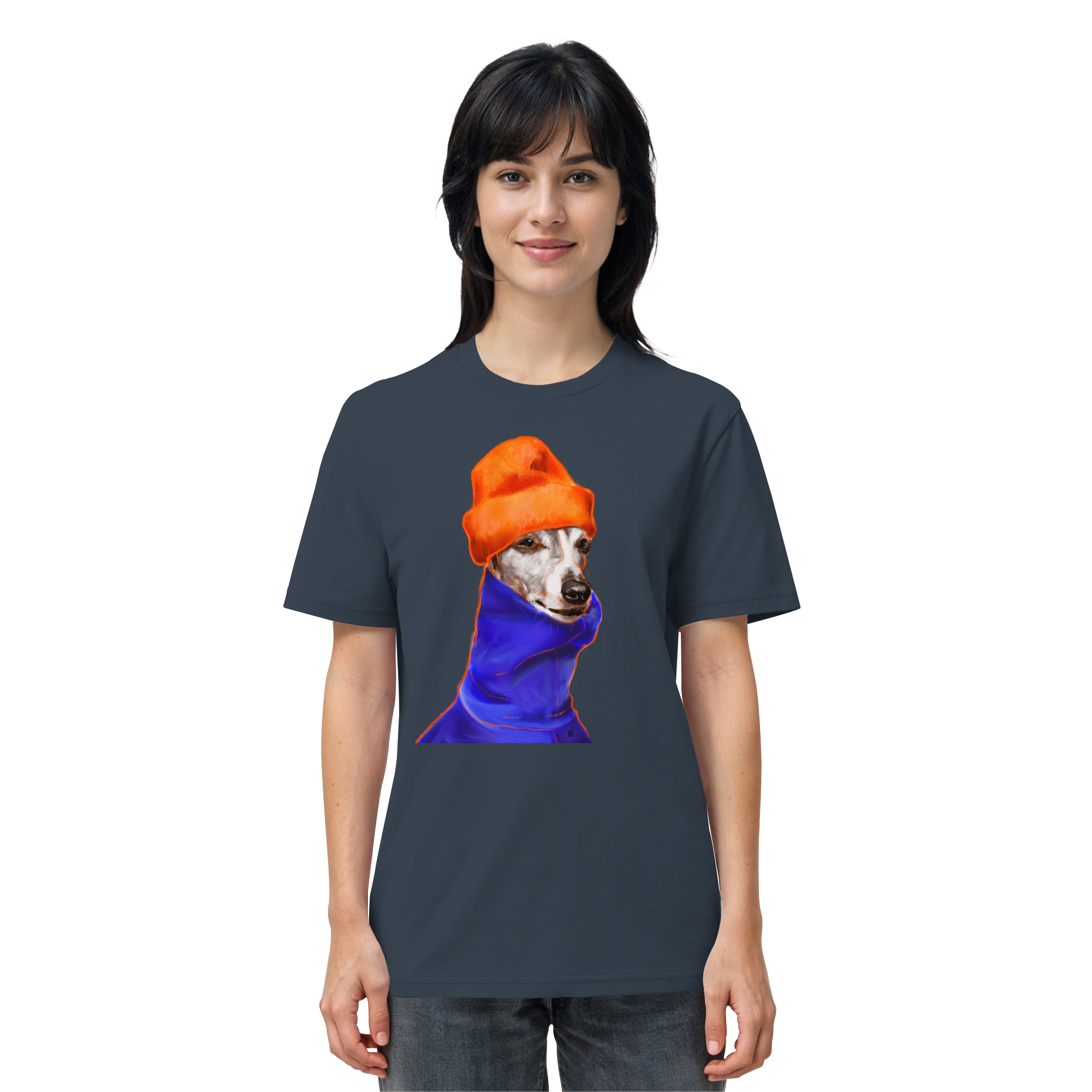 Whippet #2 ... Organic Unisex T-Shirt ... Charakterköpfe