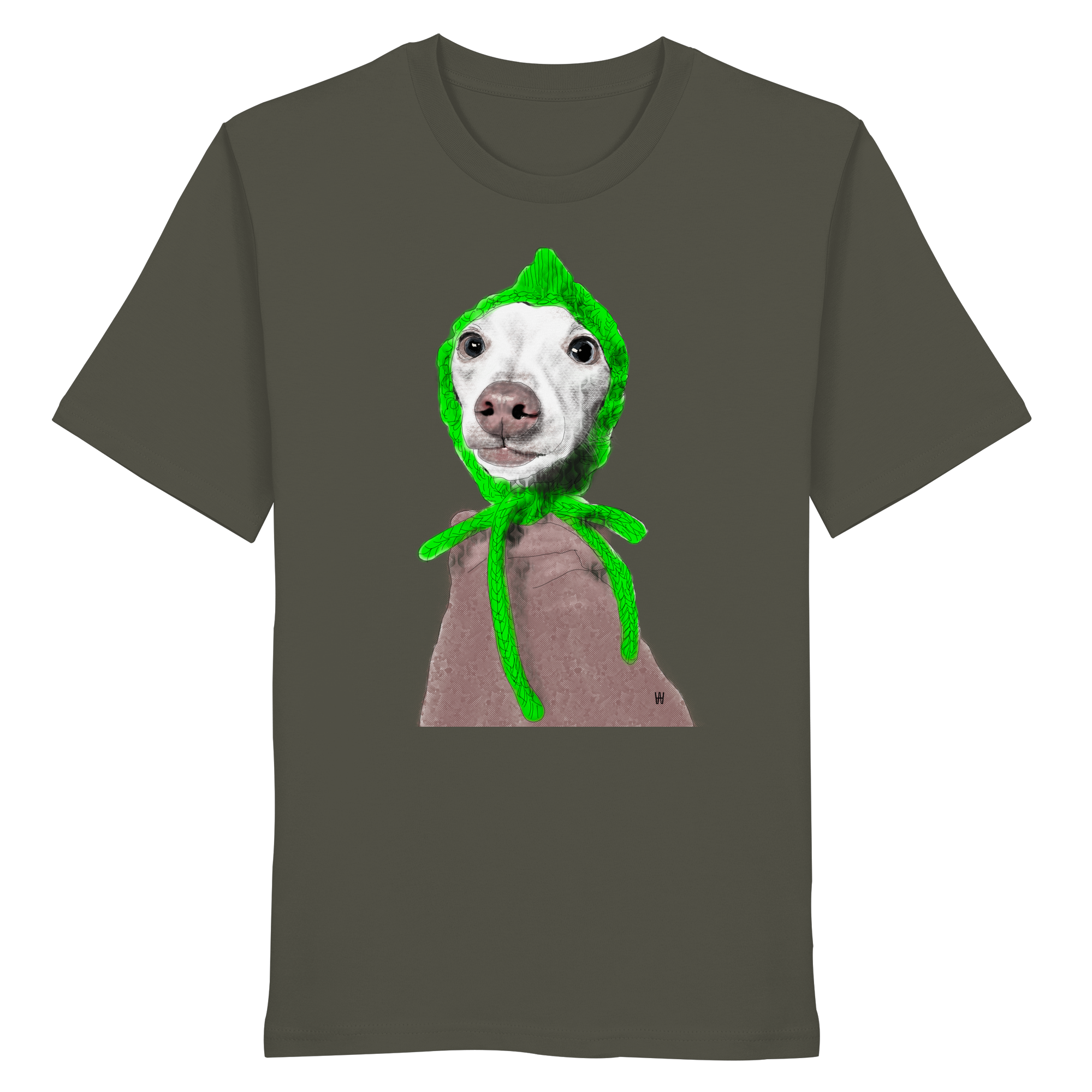 Italienisches Windspiel #13 ... Organic Unisex Shirt ... Seelenstudien