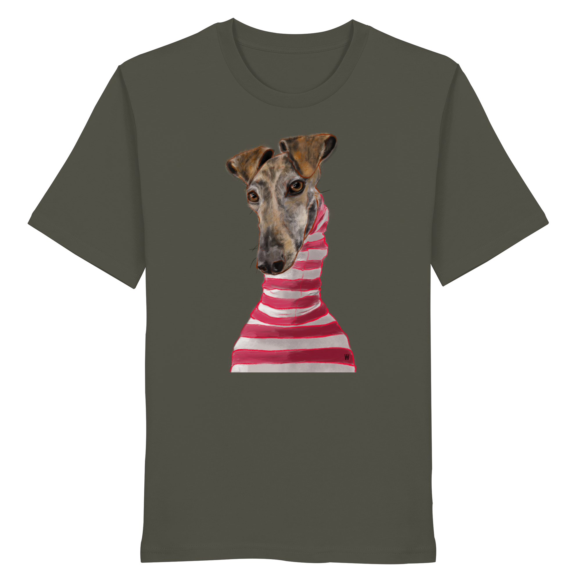 Galgo #2 ... Organic Unisex T-Shirt ... Charakterköpfe