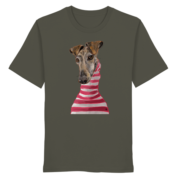 Galgo #2 ... Organic Unisex T-Shirt ... Charakterköpfe