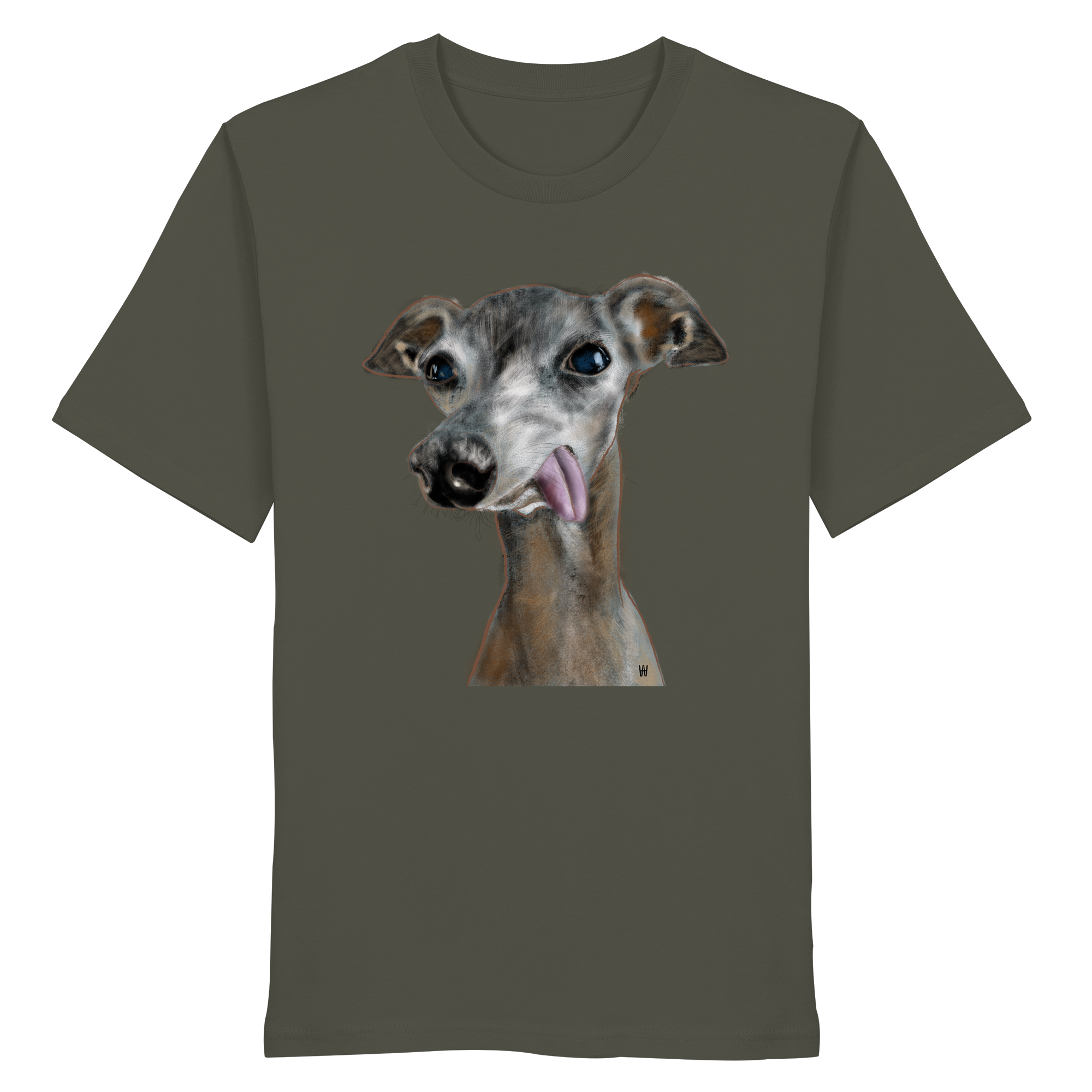Italienisches Windspiel #8 ... Organic Unisex T-Shirt ... Lieblingsmomente