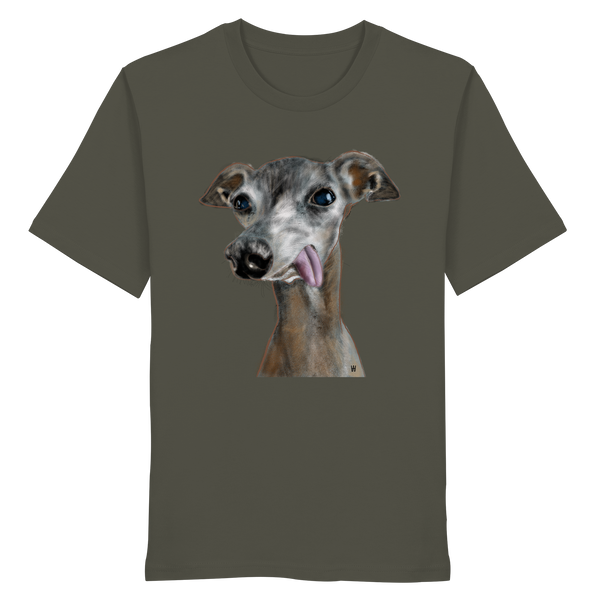 Italienisches Windspiel #8 ... Organic Unisex T-Shirt ... Lieblingsmomente