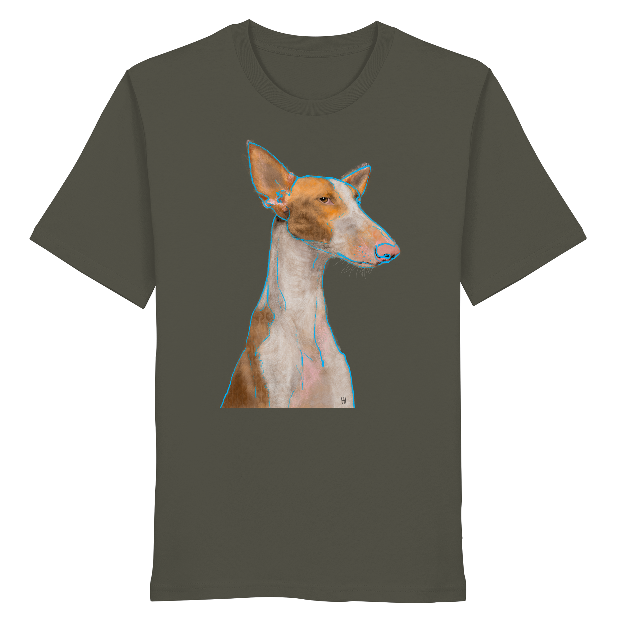 Podenco #3 ... Organic Unisex T-shirt ... Seelenstudien