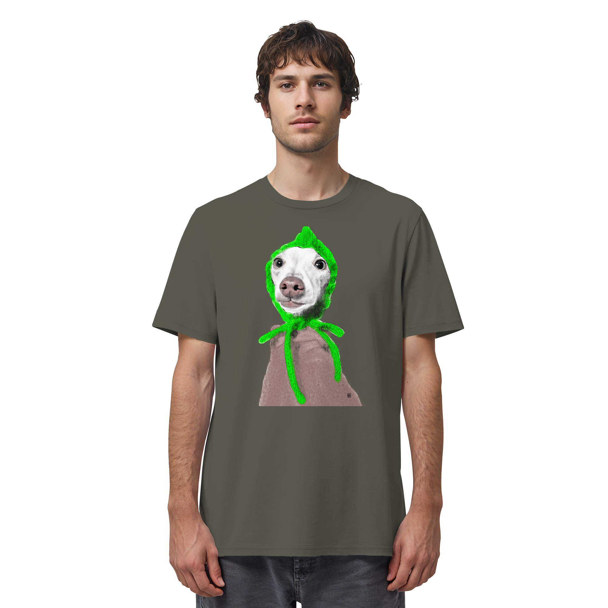 Italienisches Windspiel #13 ... Organic Unisex Shirt ... Seelenstudien