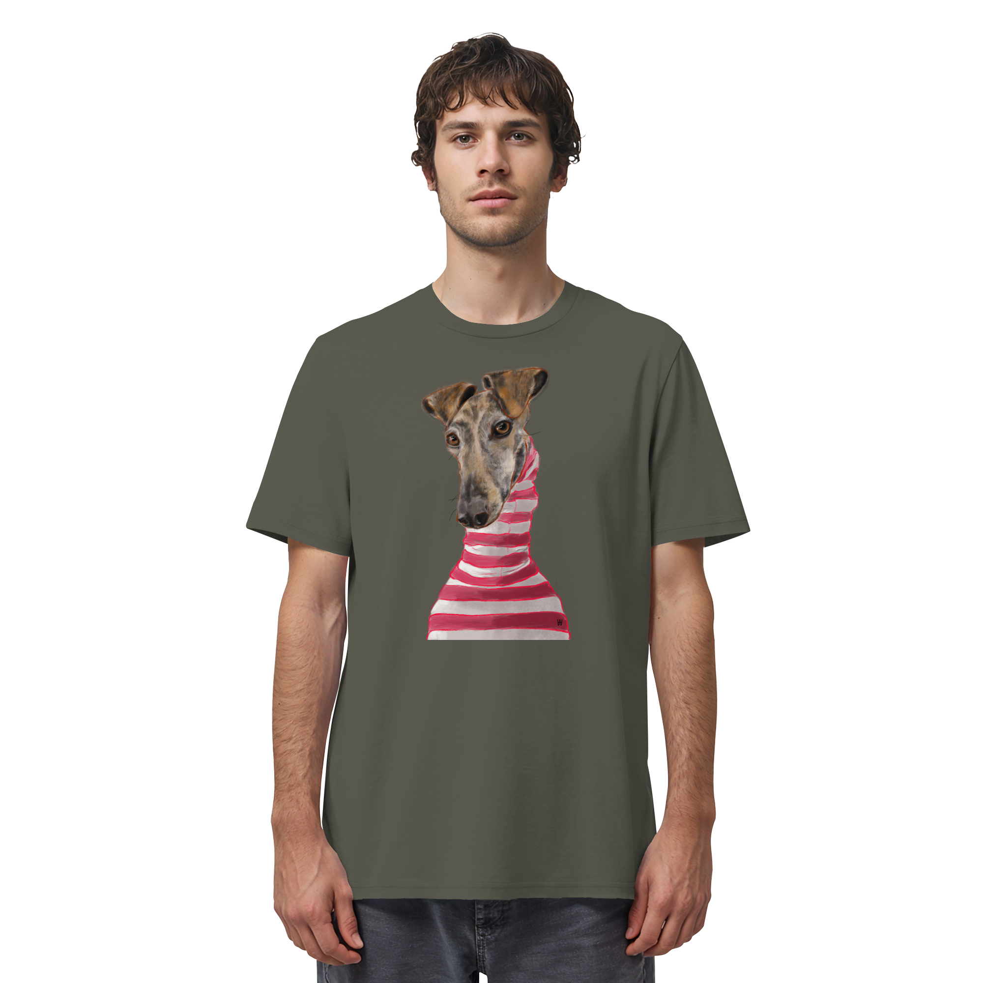 Galgo #2 ... Organic Unisex T-Shirt ... Charakterköpfe