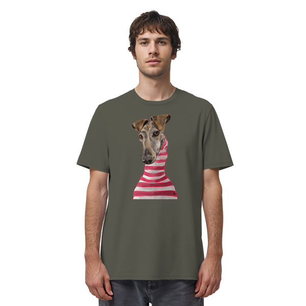 Galgo #2 ... Organic Unisex T-Shirt ... Charakterköpfe