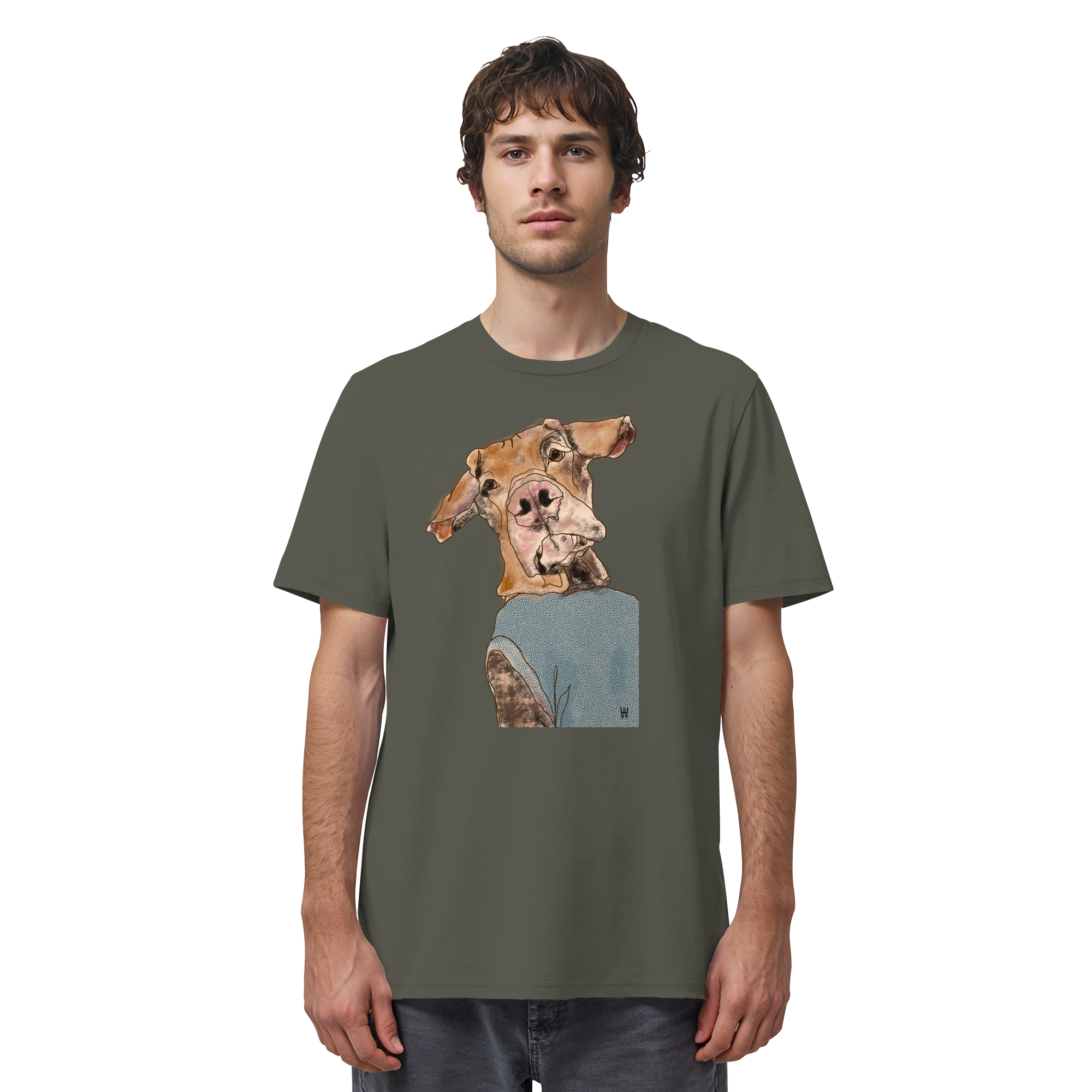 Magyar Vizsla #1 ... Organic Unisex Shirt ... Charakterköpfe