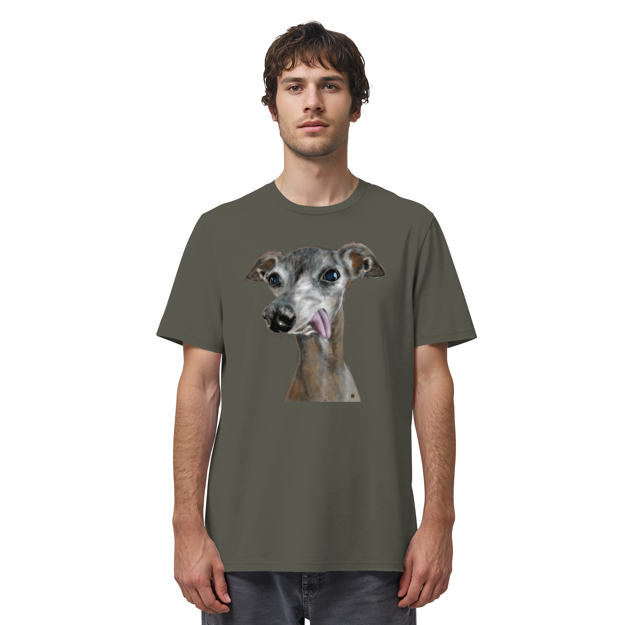 Italienisches Windspiel #8 ... Organic Unisex T-Shirt ... Lieblingsmomente