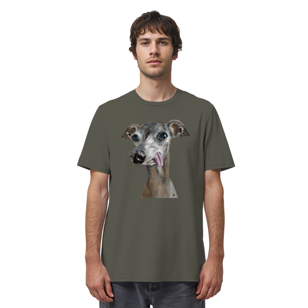 Italienisches Windspiel #8 ... Organic Unisex T-Shirt ... Lieblingsmomente