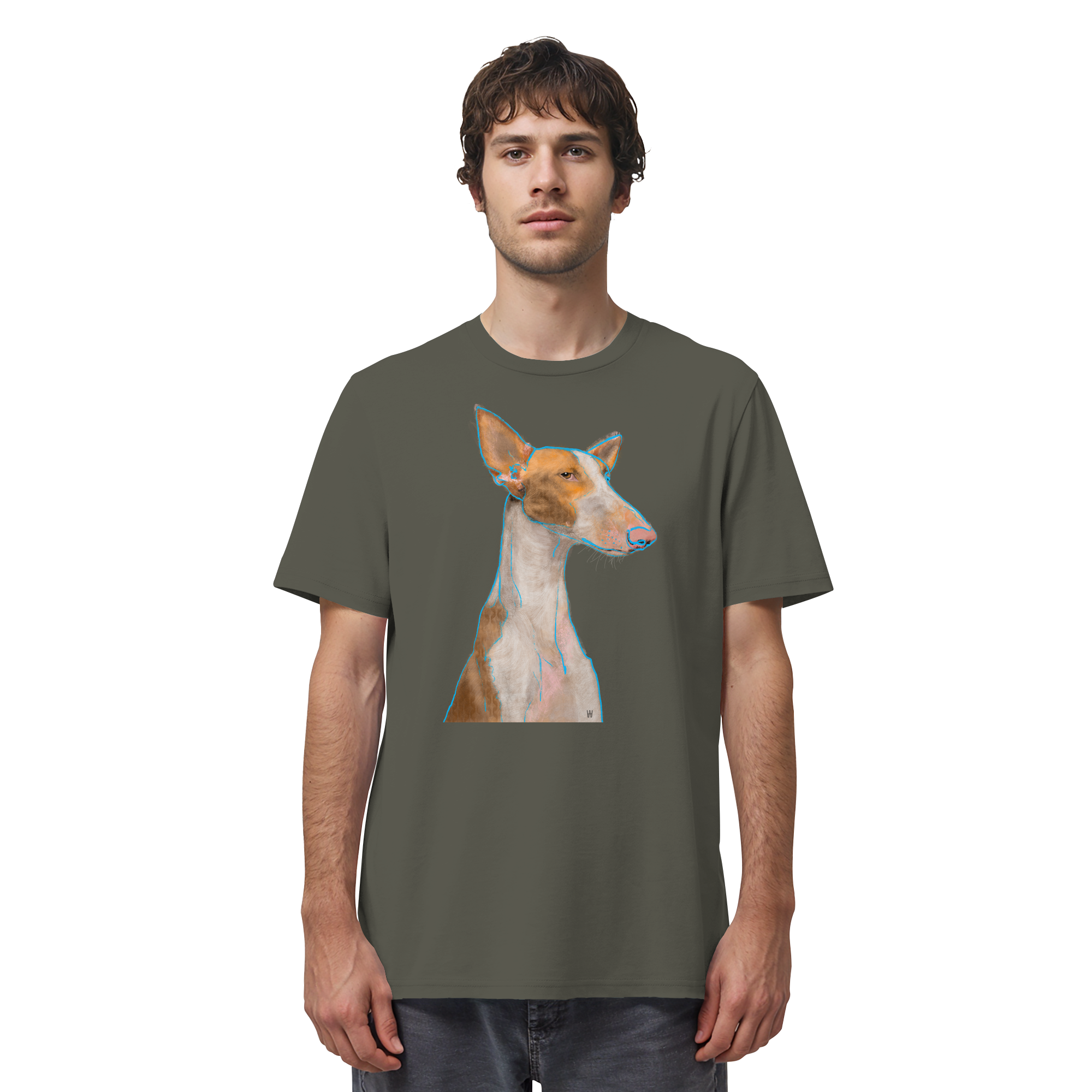 Podenco #3 ... Organic Unisex T-shirt ... Seelenstudien