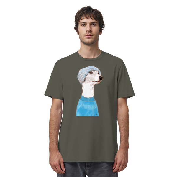 Whippet #3 ... Organic Unisex T-Shirt ... Charakterköpfe