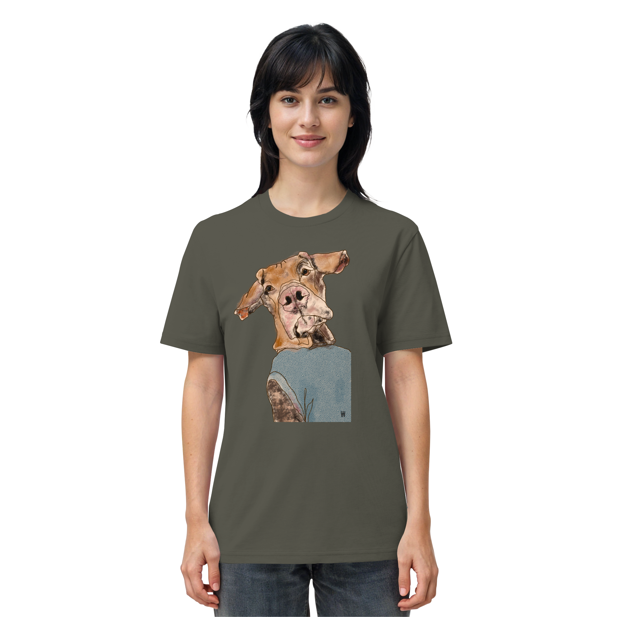 Magyar Vizsla #1 ... Organic Unisex Shirt ... Charakterköpfe