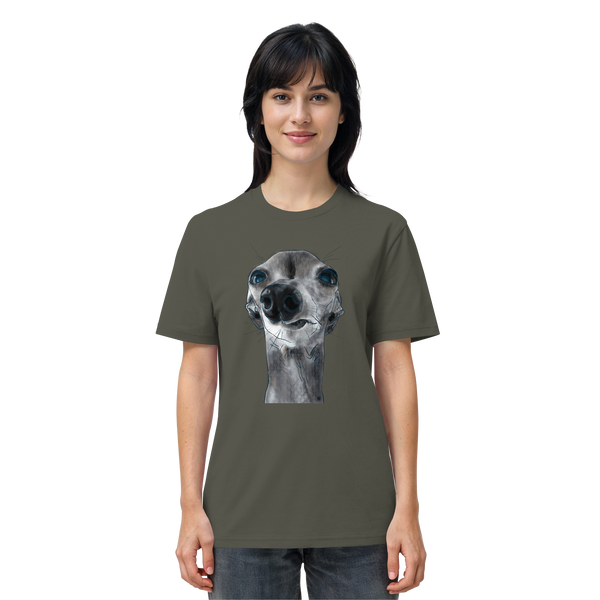 Italienisches Windspiel #6 ... Organic Unisex T-Shirt ... Charakterköpfe