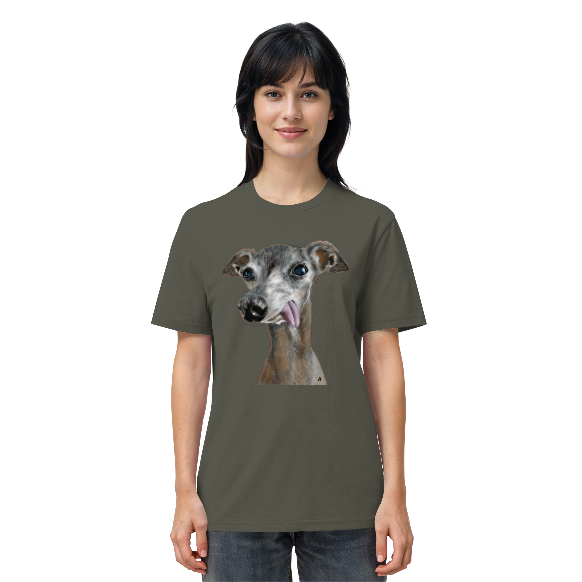 Italienisches Windspiel #8 ... Organic Unisex T-Shirt ... Lieblingsmomente