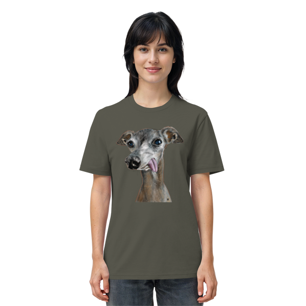 Italienisches Windspiel #8 ... Organic Unisex T-Shirt ... Lieblingsmomente