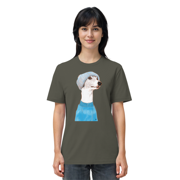 Whippet #3 ... Organic Unisex T-Shirt ... Charakterköpfe