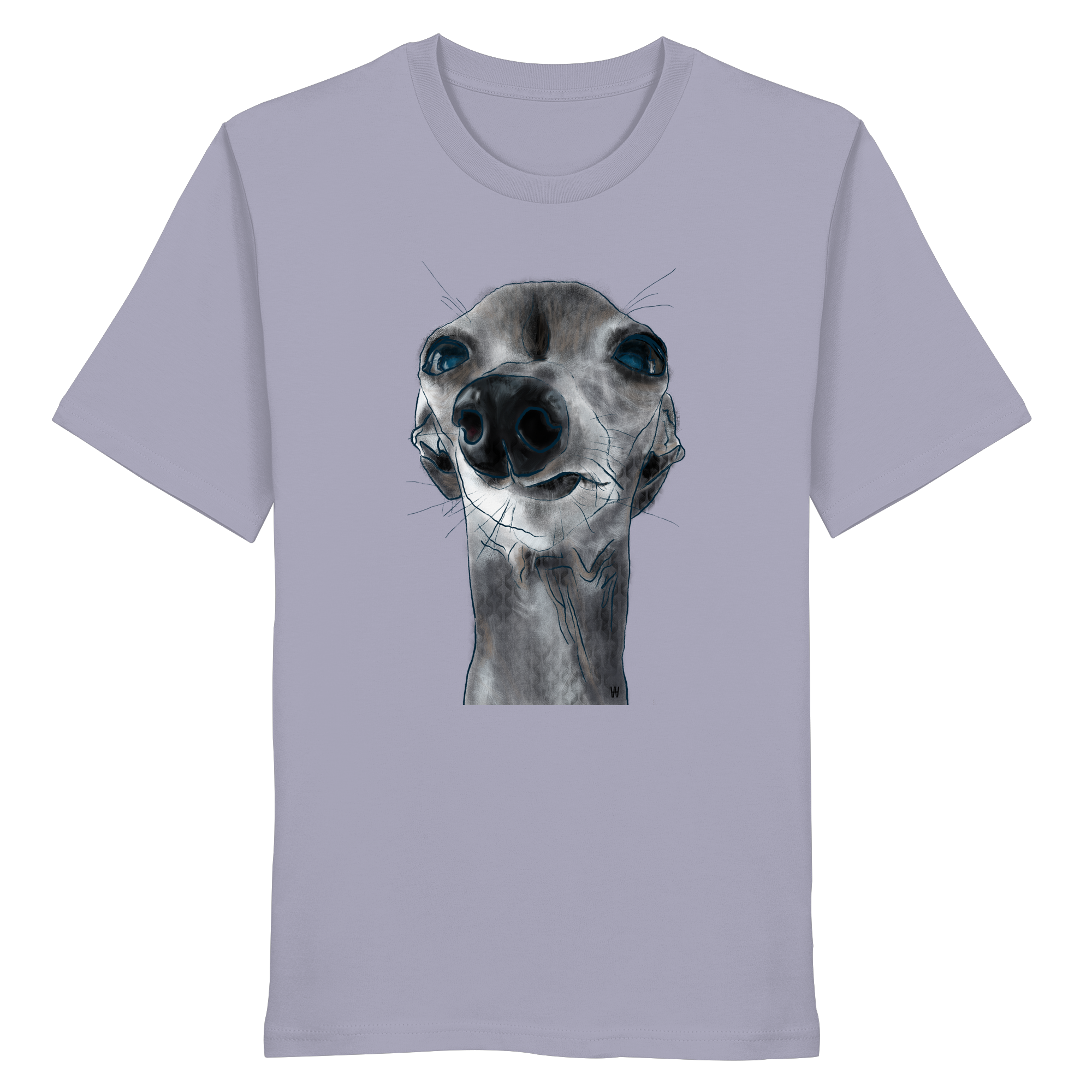 Italienisches Windspiel #6 ... Organic Unisex T-Shirt ... Charakterköpfe