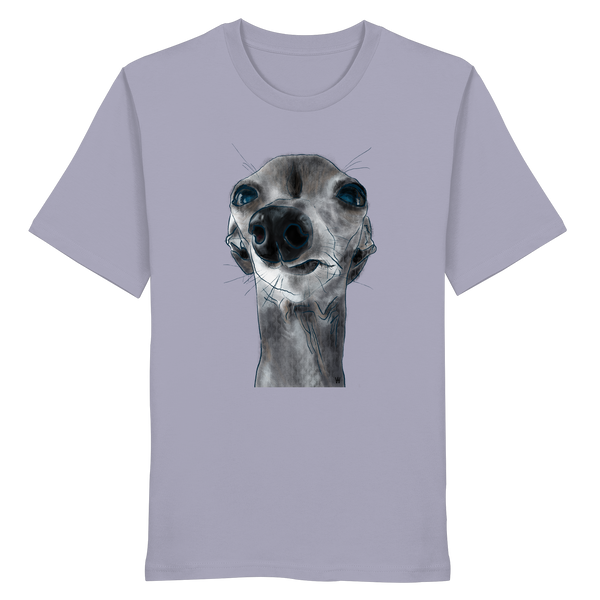 Italienisches Windspiel #6 ... Organic Unisex T-Shirt ... Charakterköpfe