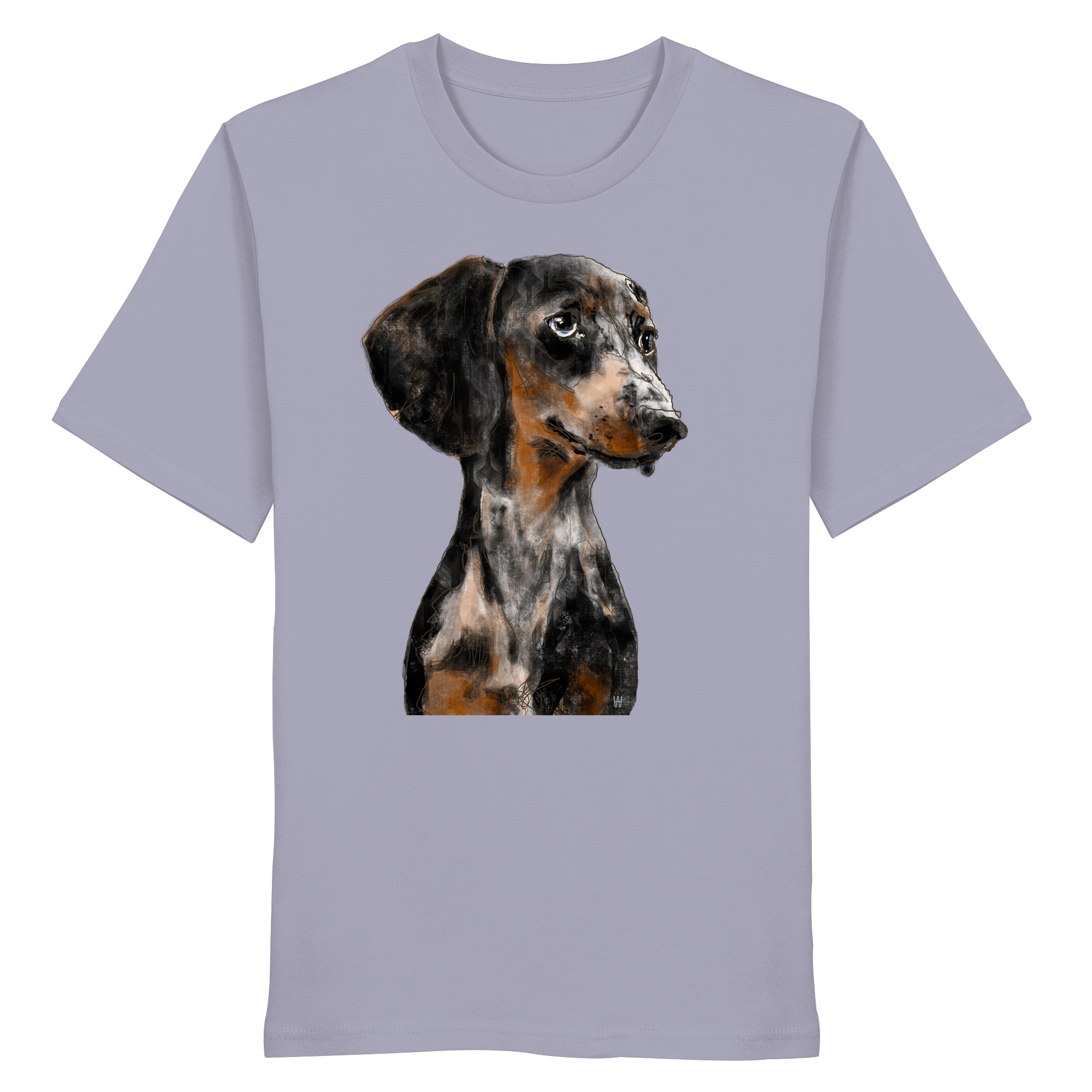 Dackel #2 ... Organic Unisex Shirt ... Charakterköpfe