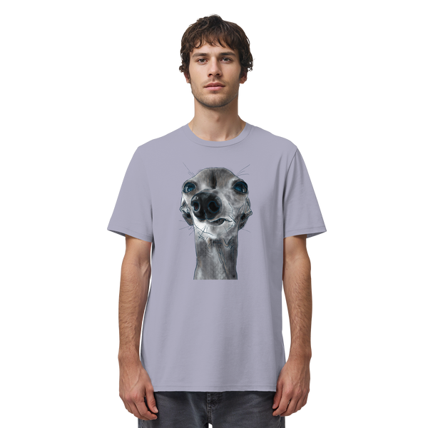 Italienisches Windspiel #6 ... Organic Unisex T-Shirt ... Charakterköpfe