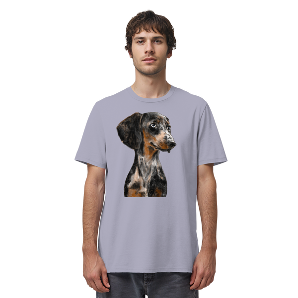 Dackel #2 ... Organic Unisex Shirt ... Charakterköpfe