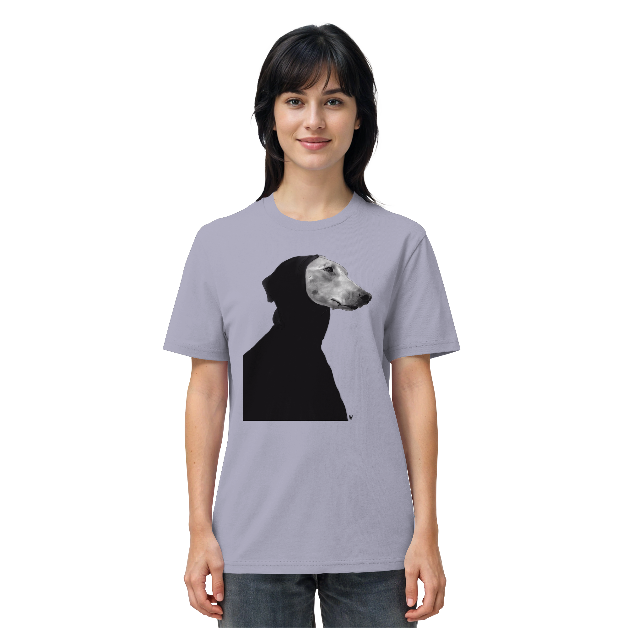 Whippet #12 ... Organic Unisex Shirt ... Charakterköpfe