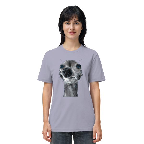 Italienisches Windspiel #6 ... Organic Unisex T-Shirt ... Charakterköpfe