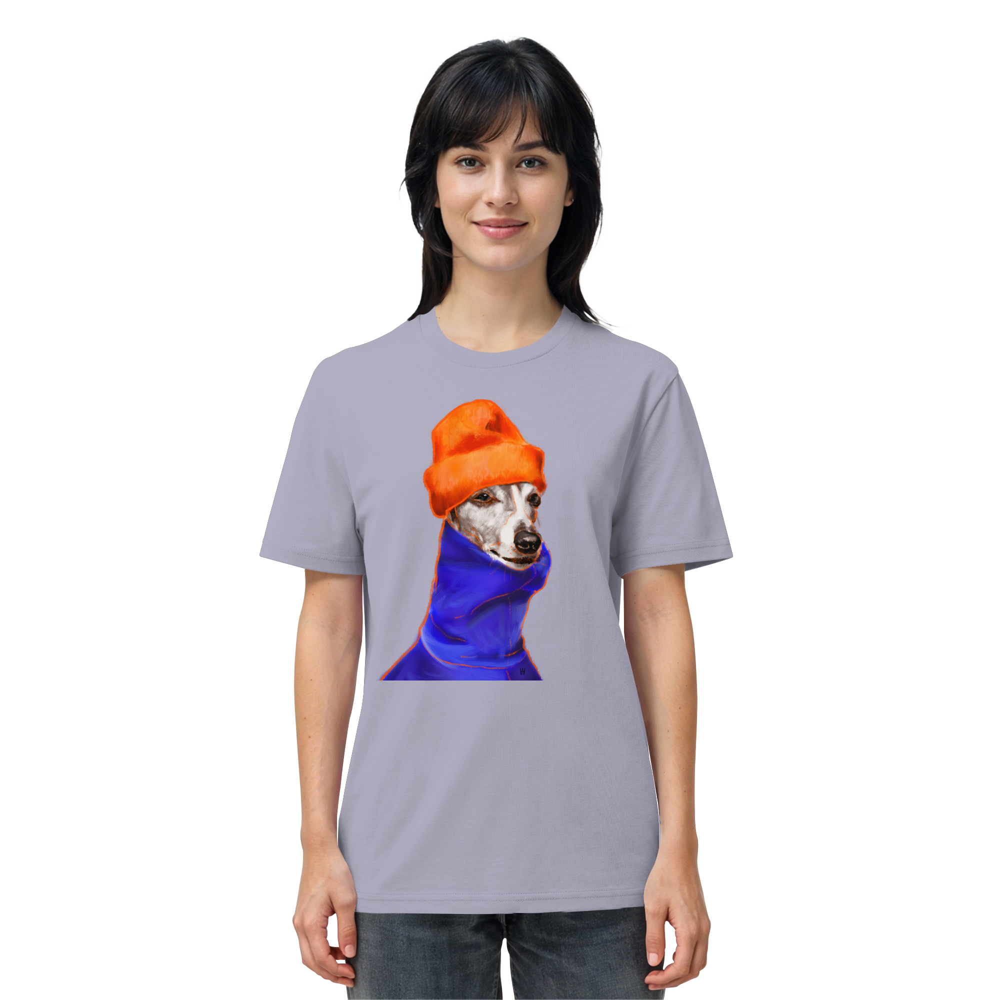 Whippet #2 ... Organic Unisex T-Shirt ... Charakterköpfe