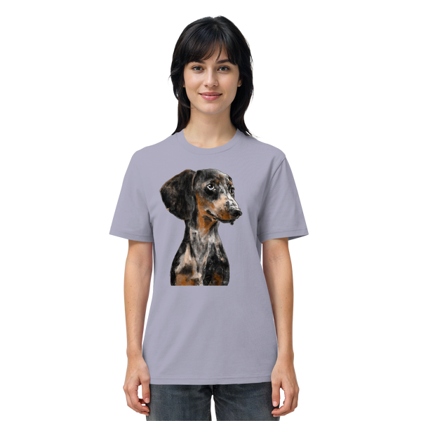 Dackel #2 ... Organic Unisex Shirt ... Charakterköpfe